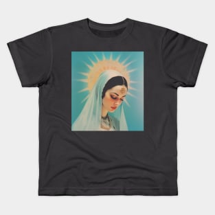 Our Lady Of Guadalupe Divine Mother Retro Kids T-Shirt